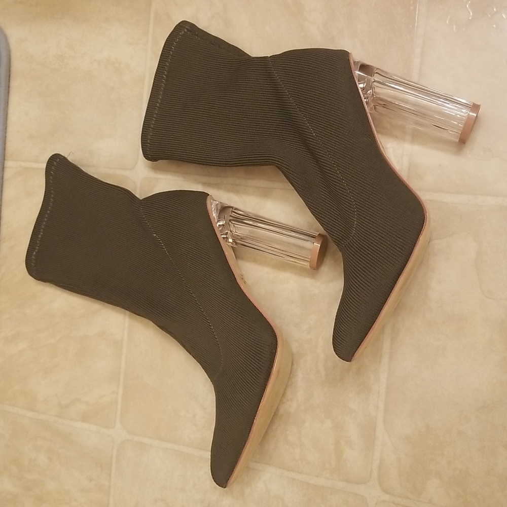 Women's Fashion Nova fabric boots - Picture 1 of 11